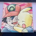 Pokémon: Ash and Pikachu painting