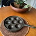 1920’s Griswold Aebleskiver. Cast iron. Danish apple cake pan.