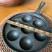 1920’s Griswold Aebleskiver. Cast iron. Danish apple cake pan.