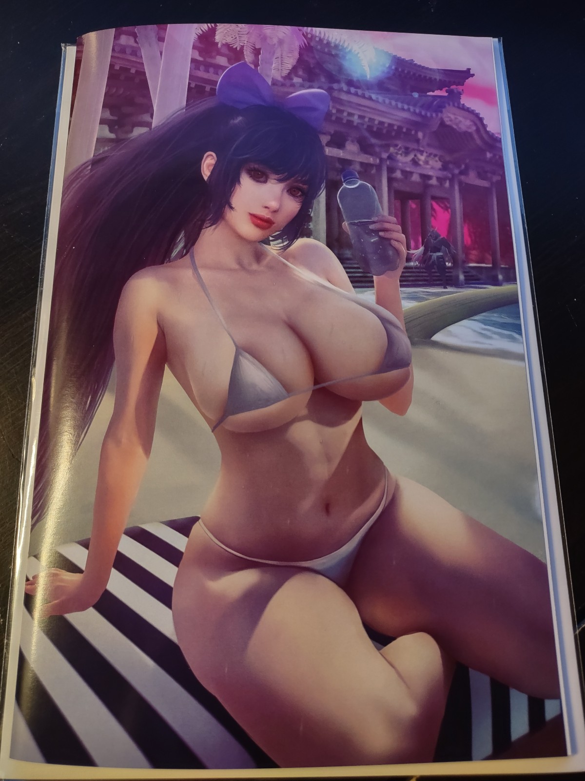 Samurai of Oz #4 Kickstarter 'Sun Bathing Bikini' virgin cover by artist Seine