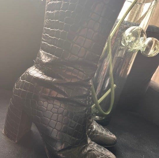STELLA MCCARTNEY Alligator Boots 38/8US