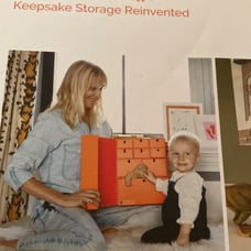 Savor Keepsake Storage Reinvented The Library: Baby Edition