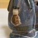 Folk Art Snowman Figurine Pottery Glazed Stoneware TII Collection Handcrafted
