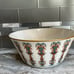 LENOX LIDO LARGE CENTERPICE BOWL IVORY/GREEN & brown urns. Excellent condition.