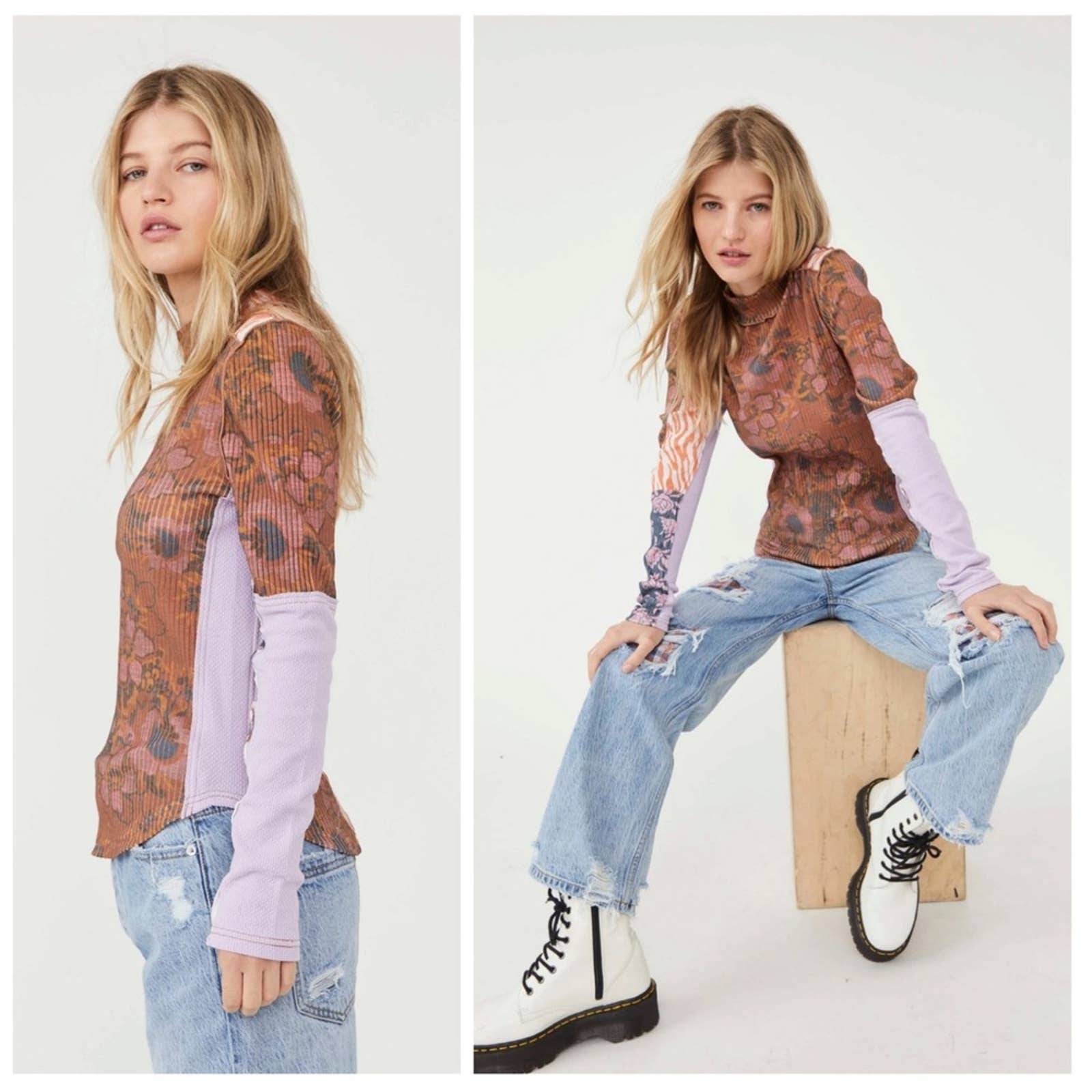 FREE PEOPLE | Meadow Mix Long Sleeve Top