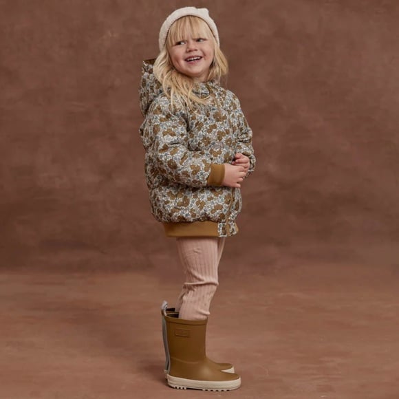 Rylee + Cru puffer jacket Gardenia 4-5y NWT