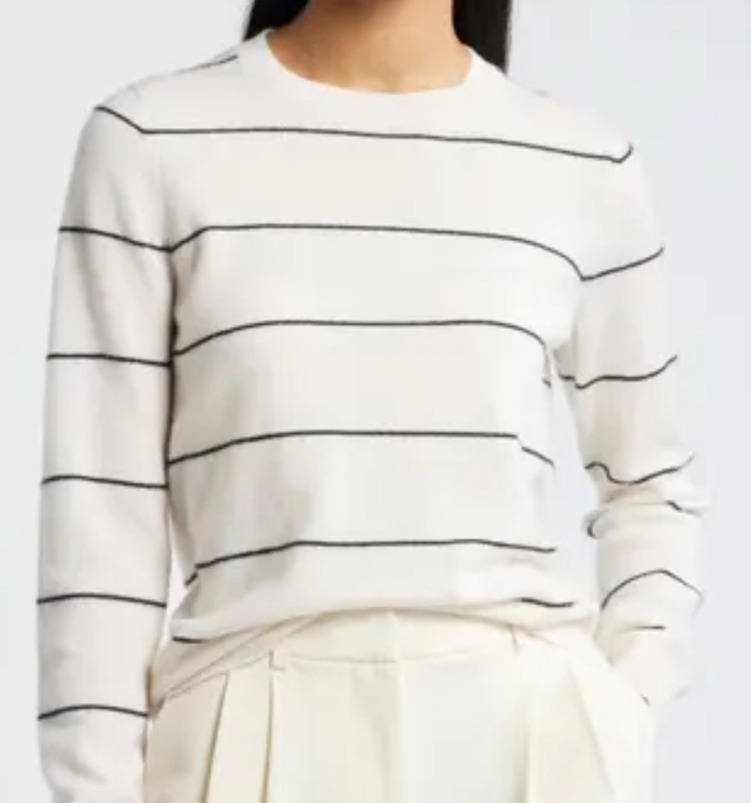 Nordstrom Crewneck Cashmere Striped Sweater