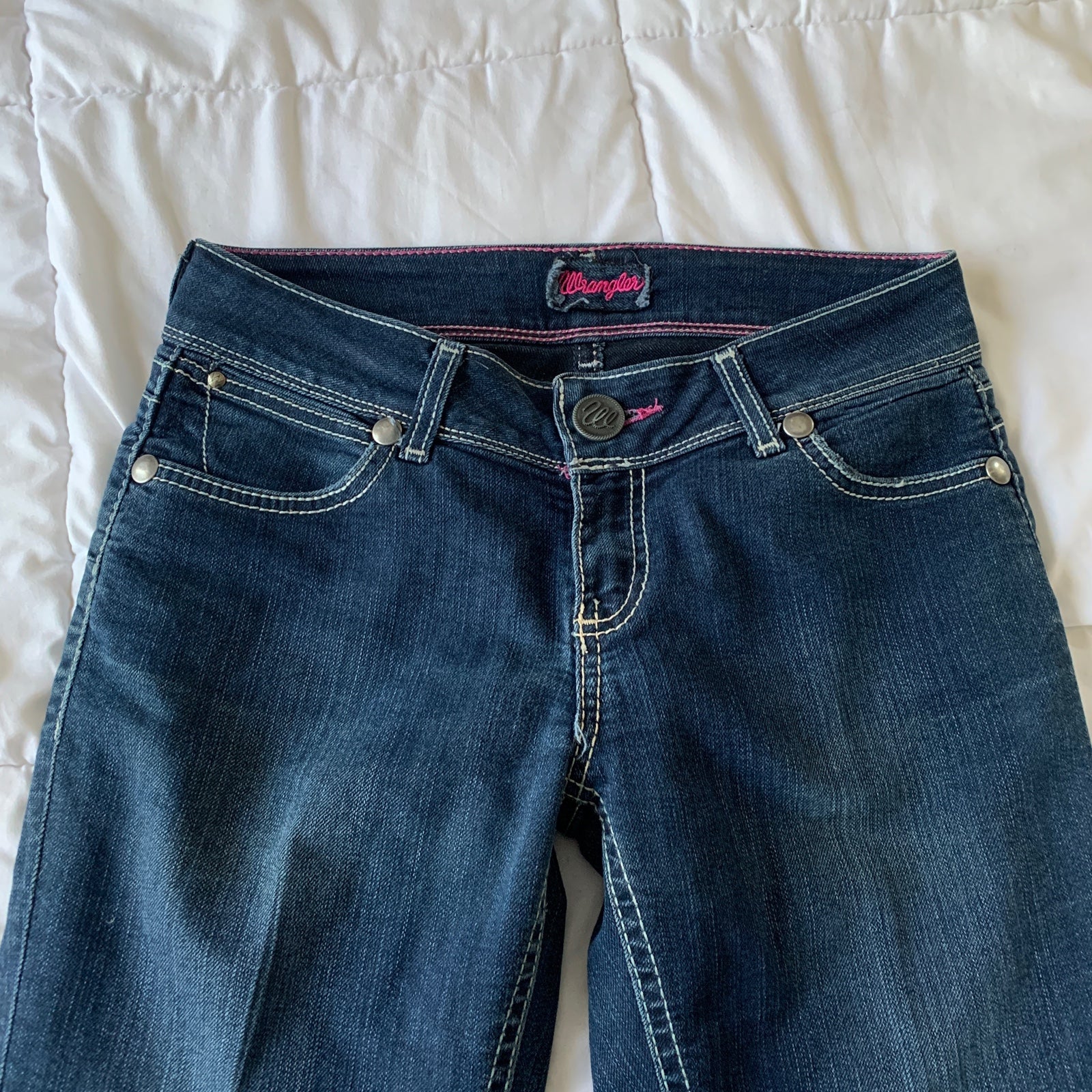 Wrangler low-rise flare jeans