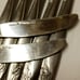 7 Vintage Cosmos Dinner Knives Rose & Stem Stainless Steel Taiwan Replacement