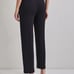 Exclusively Misook Petite Black Pull-on Casual Career Straight Leg Knit Pants XS