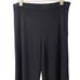 Exclusively Misook Petite Black Pull-on Casual Career Straight Leg Knit Pants XS