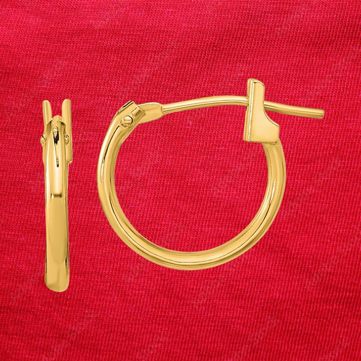 14k Madi K Hoop Earrings