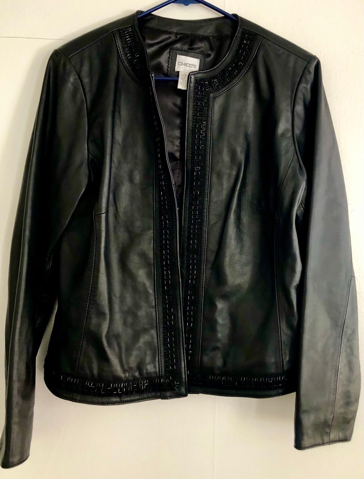 Women’s Chico’s Leather Jacket