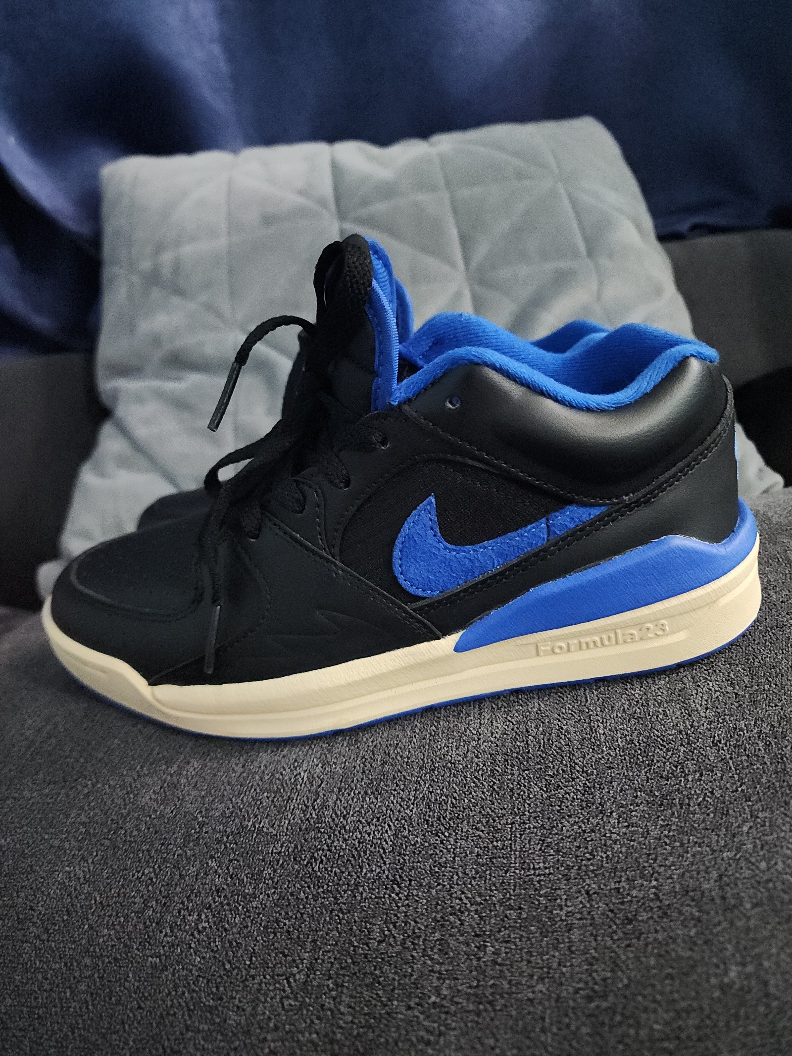 Nike Air Jordan Stadium 90 Hyper Royal Black