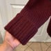 7 For All Mankind Oversized Bordeaux Collegiate Sweater