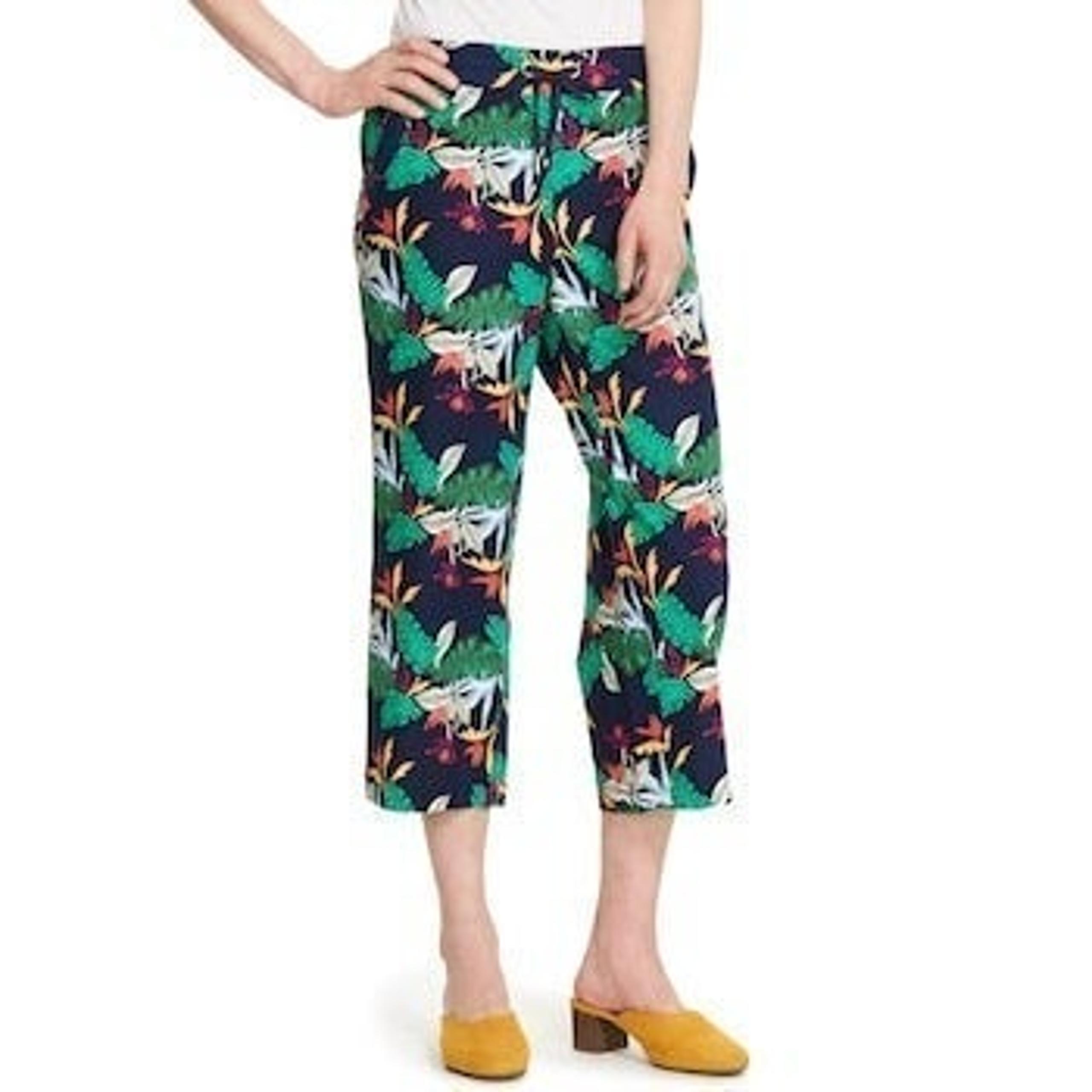 New IZOD Women Pants Jungle Prt Size XXL