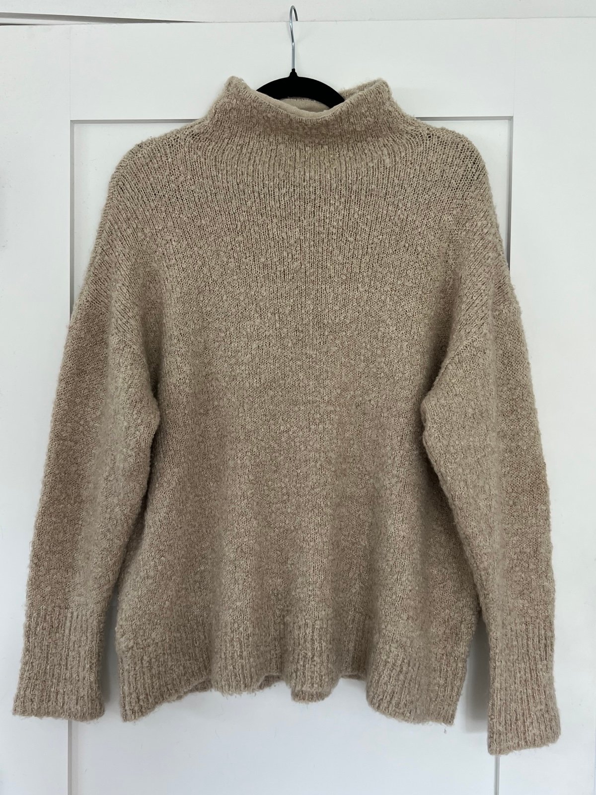 MICHAEL KORS Women’s XL Oatmeal Basics Long Sleeve Oversized Sweater