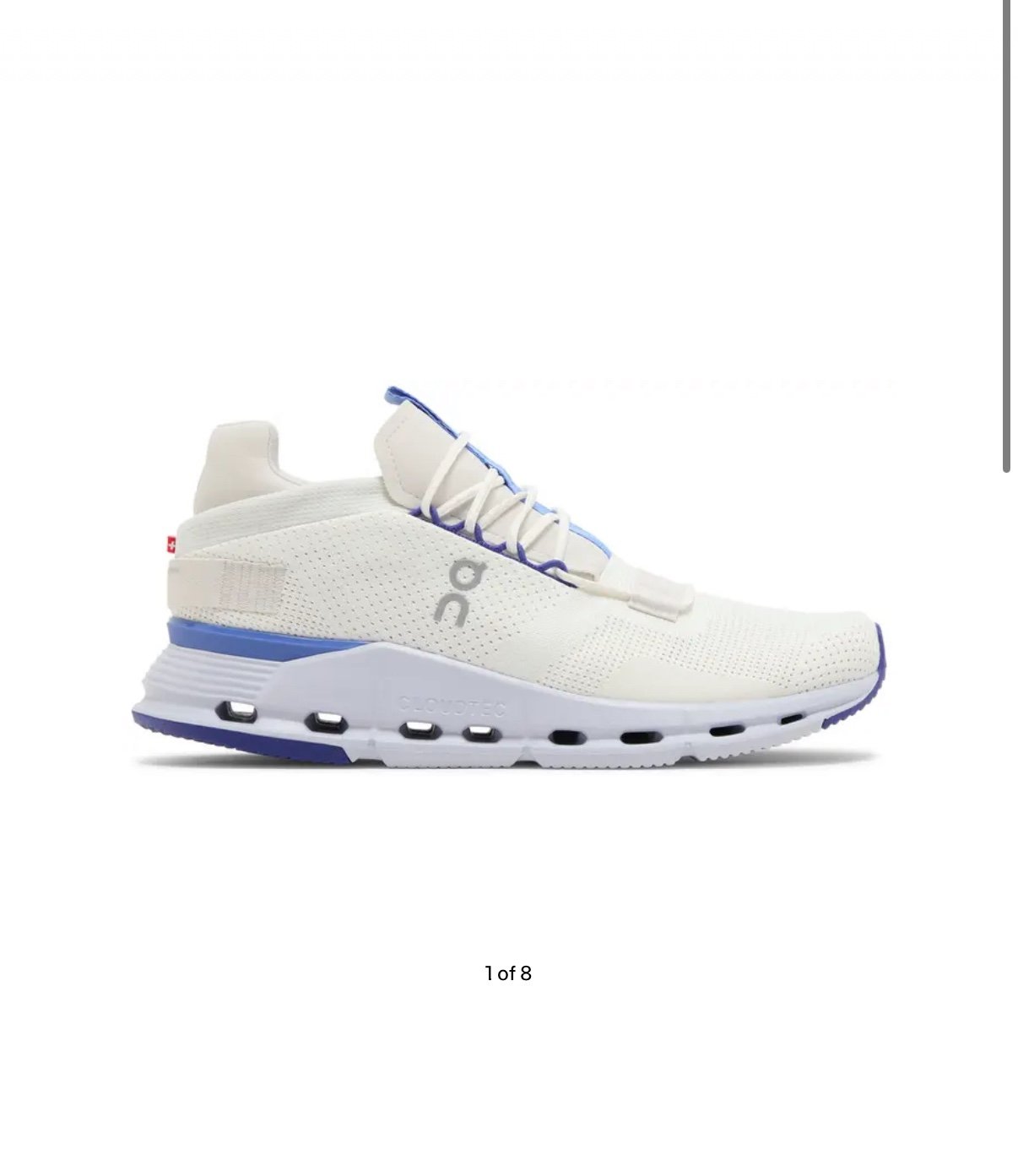 Women’s On Cloudnova Sneakers Undyed White Heather Sneakers