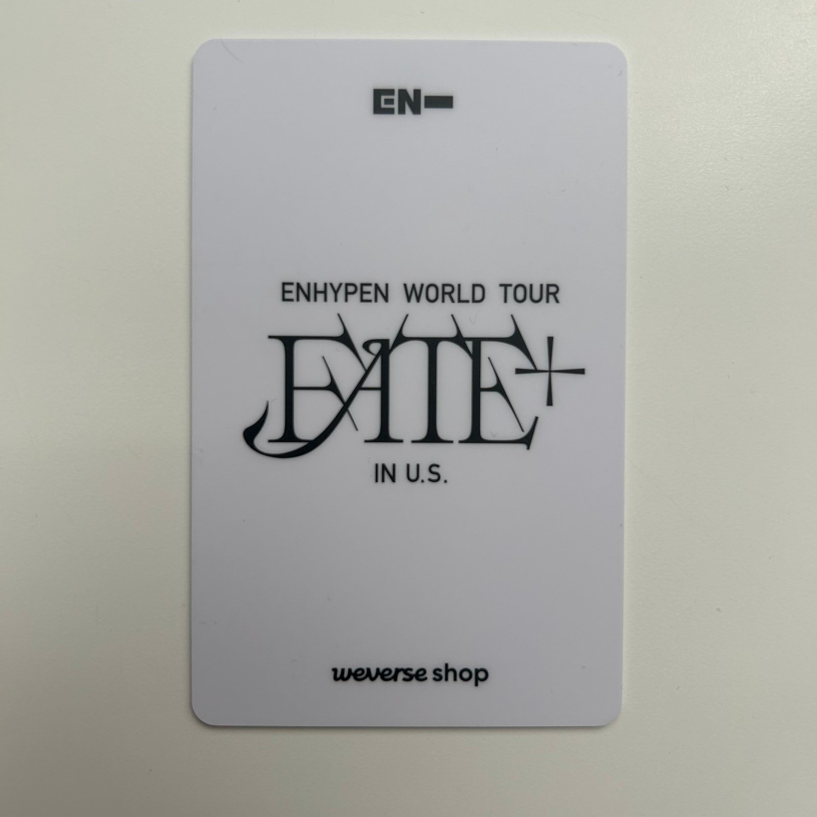 ENHYPEN World Tour Fate+ in U.S. Lucky Draw