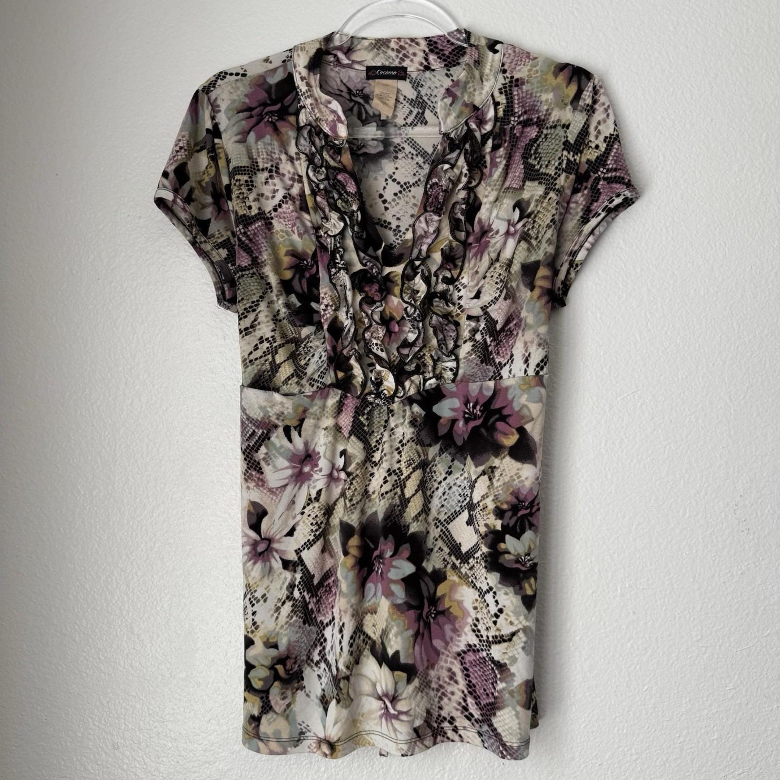 Cocomo Babydoll Fairy Grunge Earthy Core Goblin Core Forest Animal Print Large