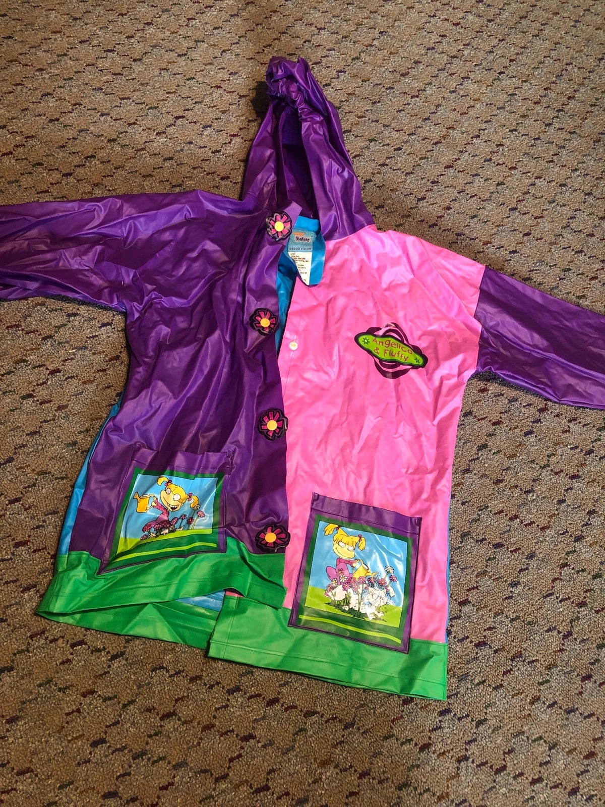 Vintage 1999 Rugrats raincoat