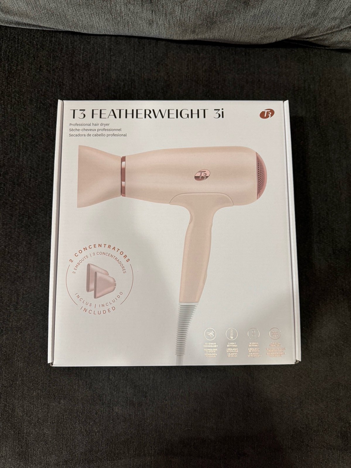 T3 FEATHERWEIGHT 3i Blow Dryer - Pink