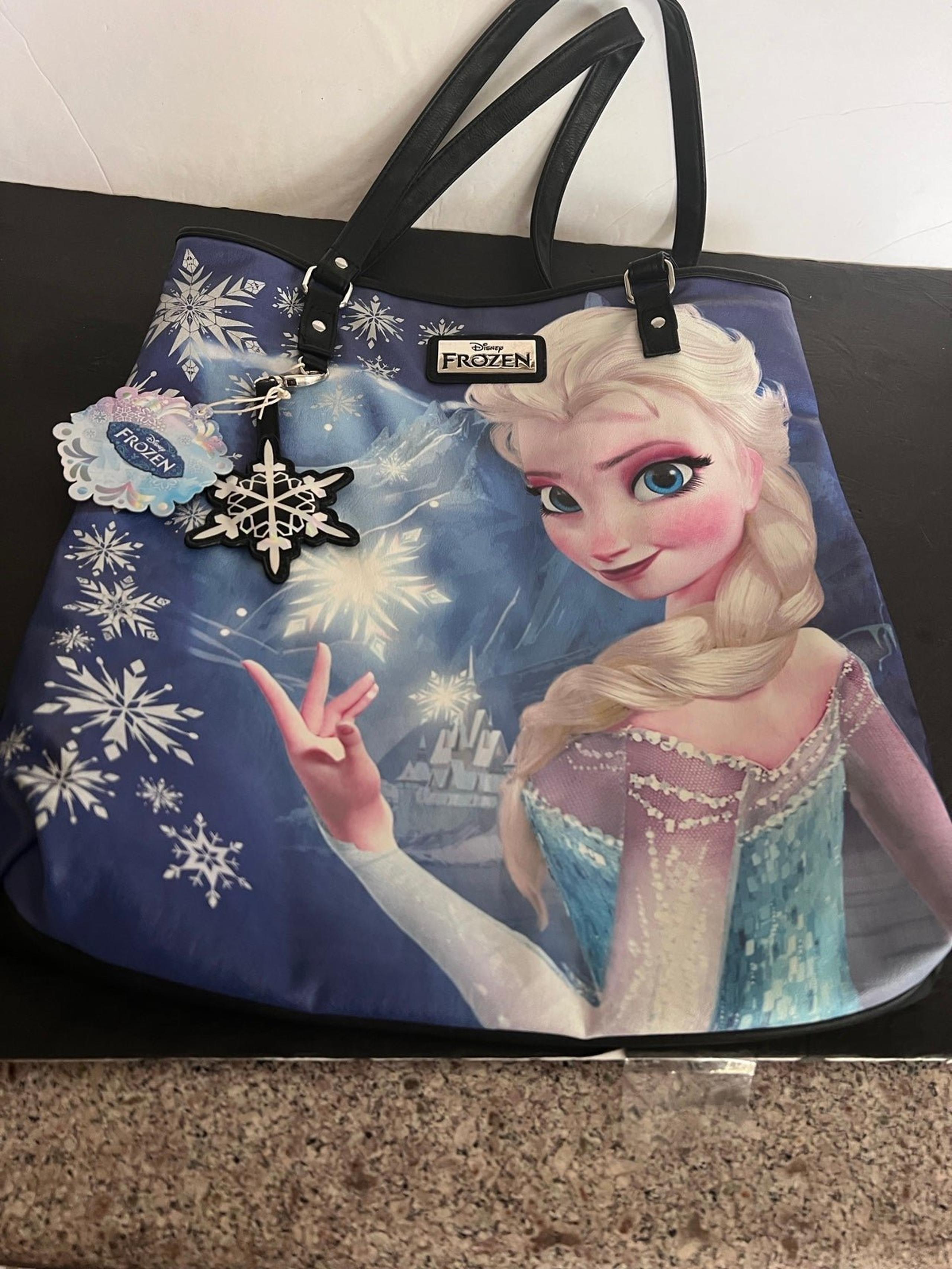DISNEY LOUNGEFLY TOTE! Frozen Elsa Large 15x15 Inch- Brand New