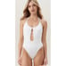 Trina Turk NWT’s Monaco Scoop neck cutout halter one piece swimsuit. Size 10