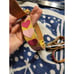 Bombay Duck Real Leather Tan Dog Collar And Leash Hearts