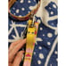 Bombay Duck Real Leather Tan Dog Collar And Leash Hearts