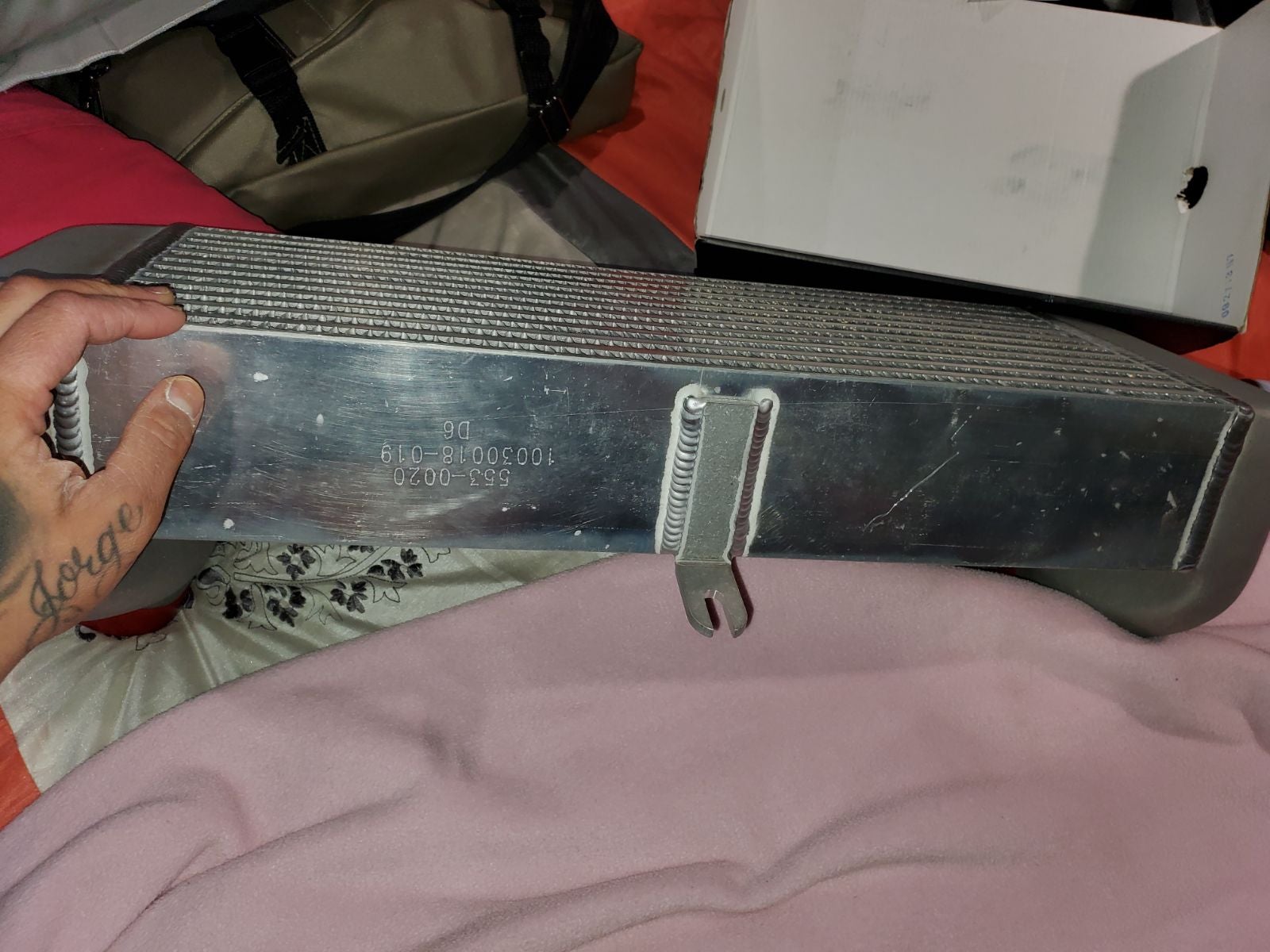aem intake intercooler core only