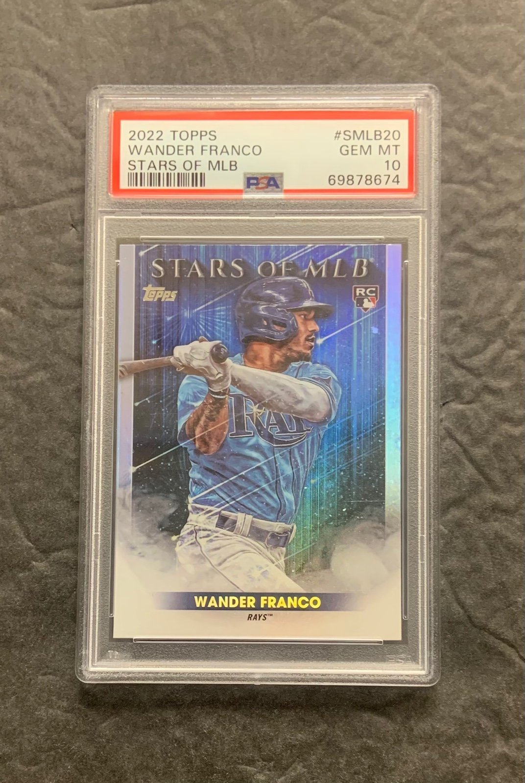 2022 Topps, Stars of MLB, Wander Franco #SMLB-20 PSA 10 gem mint