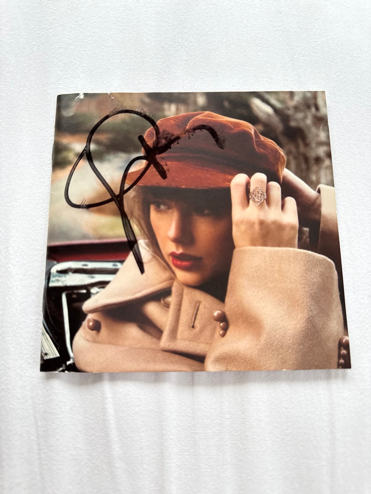 Taylor Swift Red Taylor’s Version Long Signature Signed CD