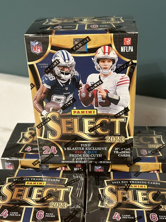 Select Football NFL Blaster Box - WalMart Lot Avail (3 5 10) Red