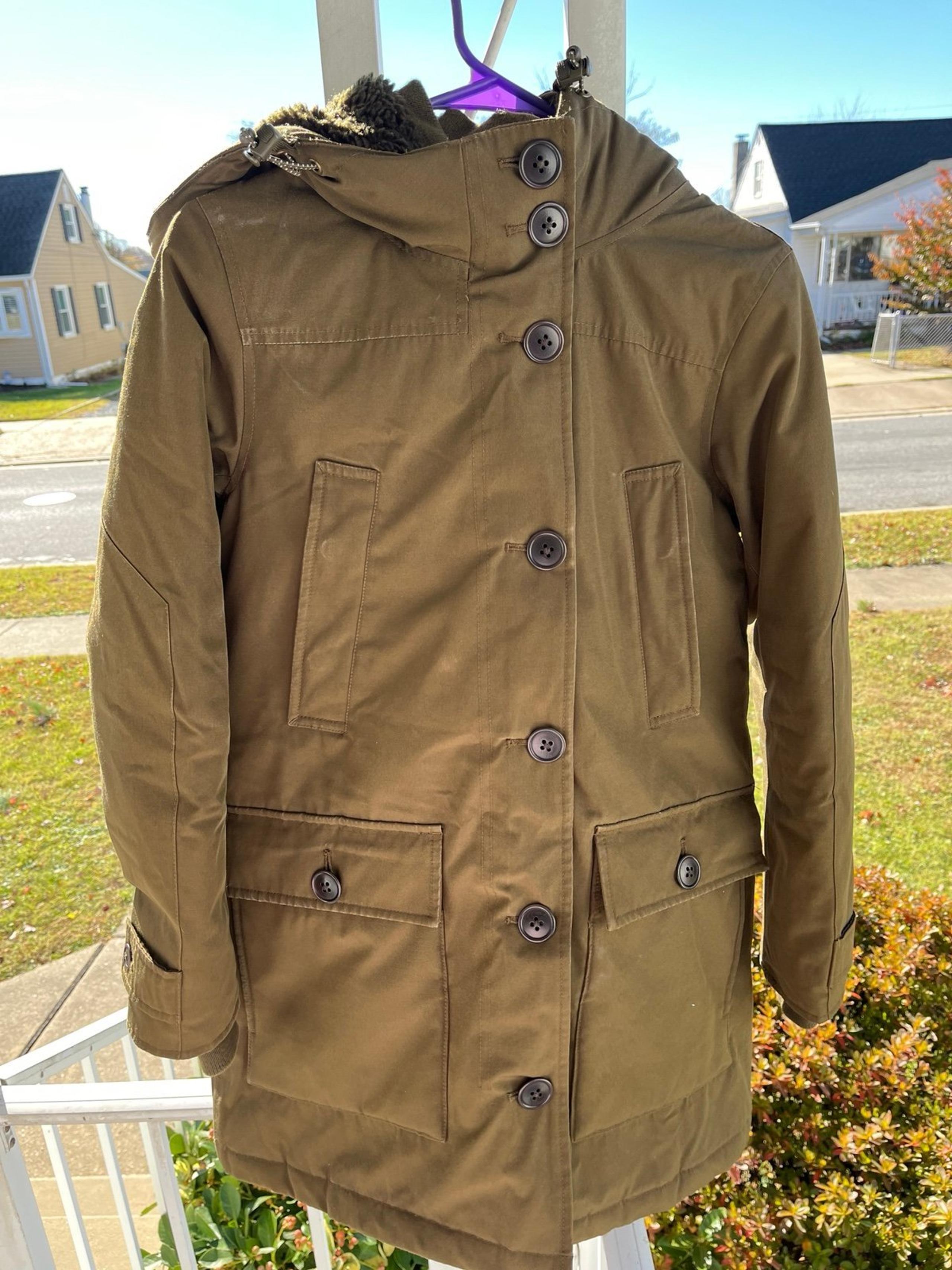 J. Crew Nordic Down Parka - Olive Size PXS