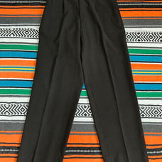 Emporio Armani Wide Leg Slacks, Made in Italy, Wool, Size 46 (M), Double Pleats