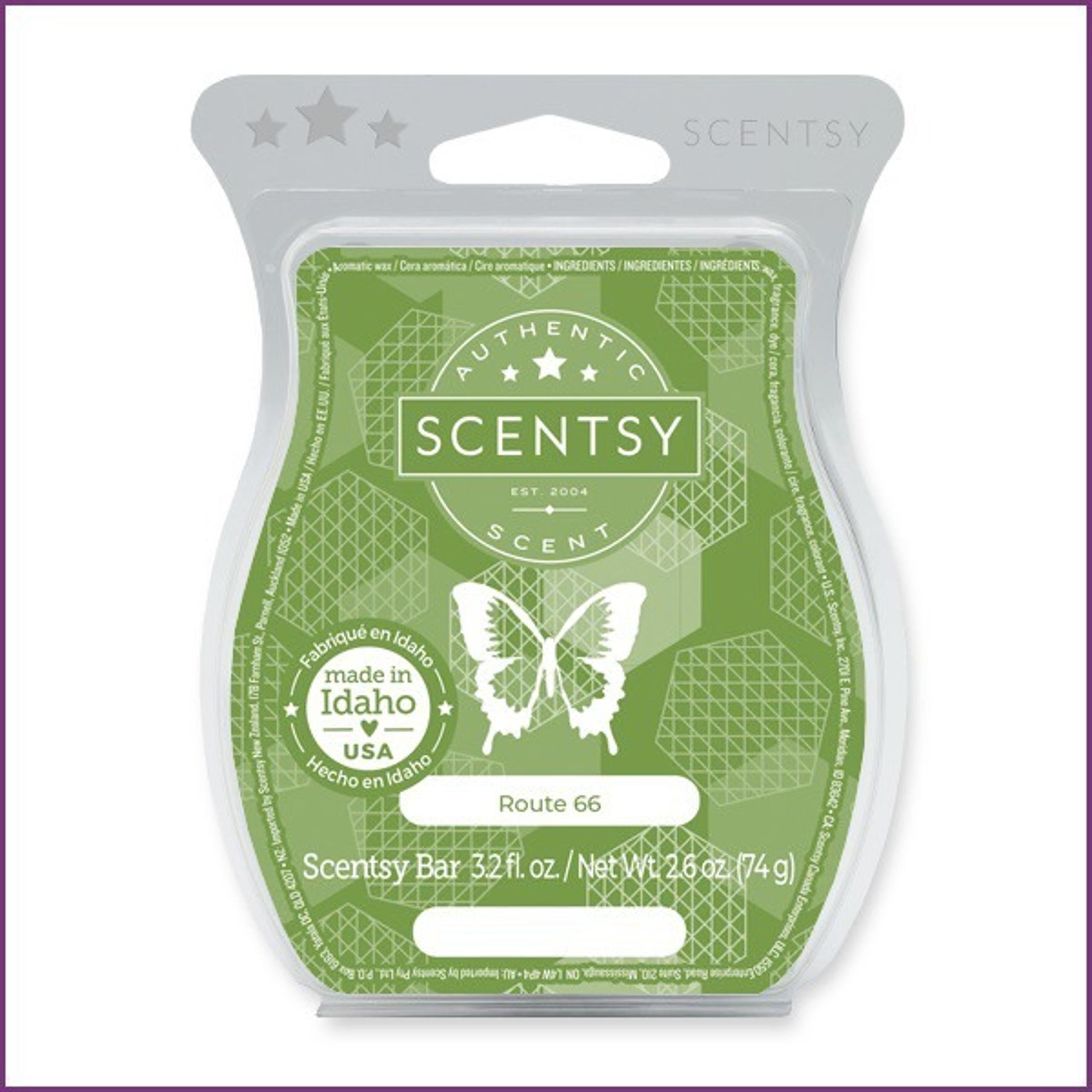Scentsy ROUTE 66 Scented Wax Bar Melt NEW