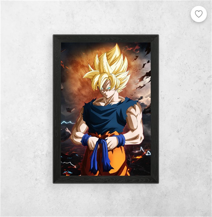 Gohan Poster Painting canvas 12*18inch