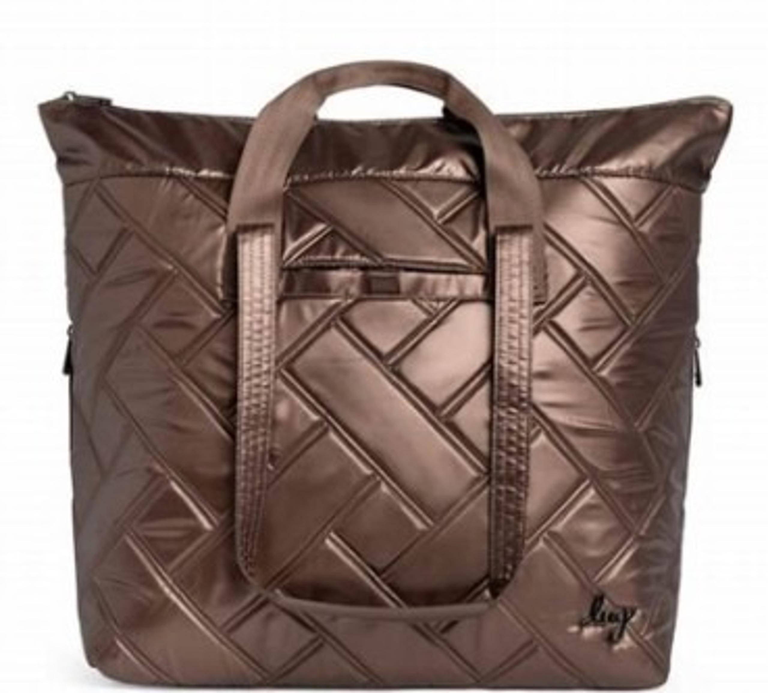 LUG Ferry XL SE Expandable Carry-All Tote Bag - Metallic Expresso NWOT