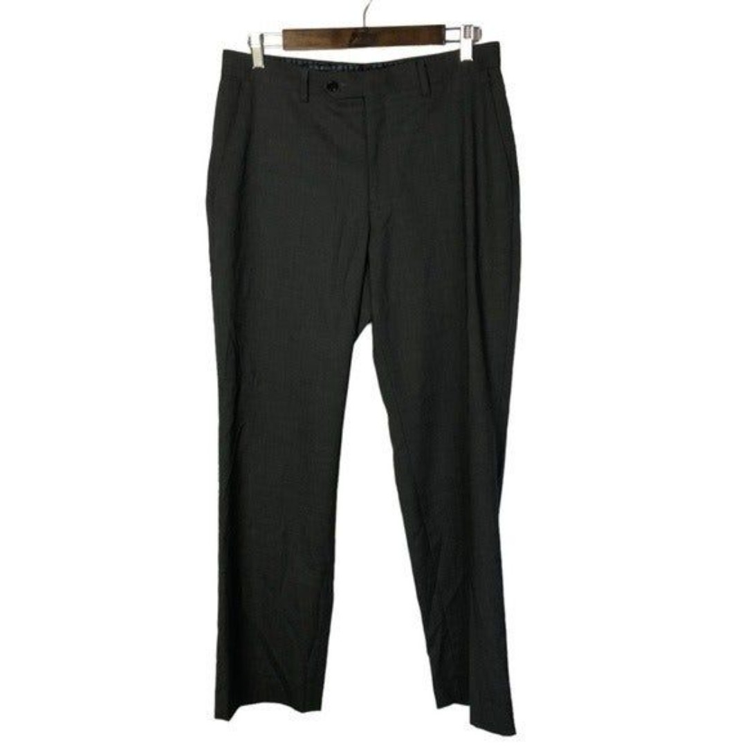Michael Michael Kors Charcoal Gray Straight Leg Suit Dress Pants 32 X 30