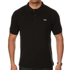 New Lacoste Caiman Polo T-Shirt - Mens (Black) 5/M