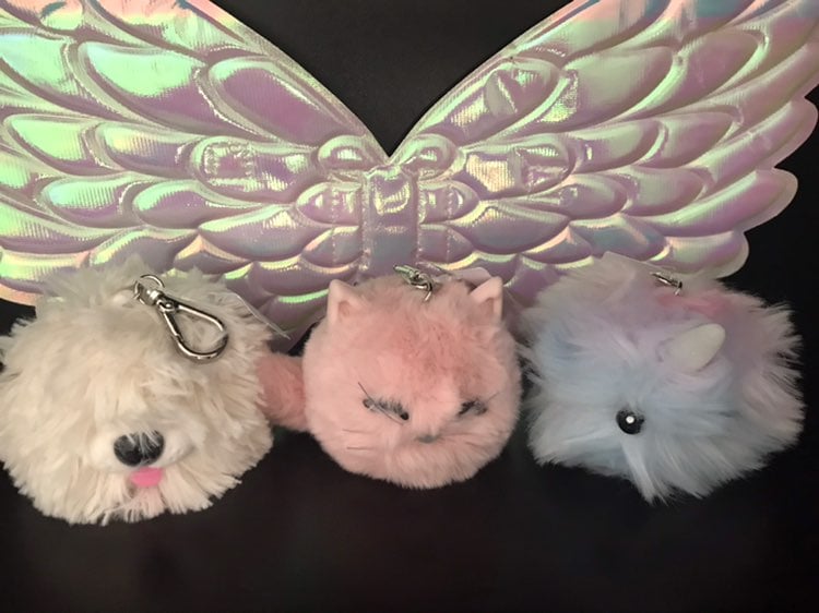 Bbw furry trio pocketbac holder 3pcs