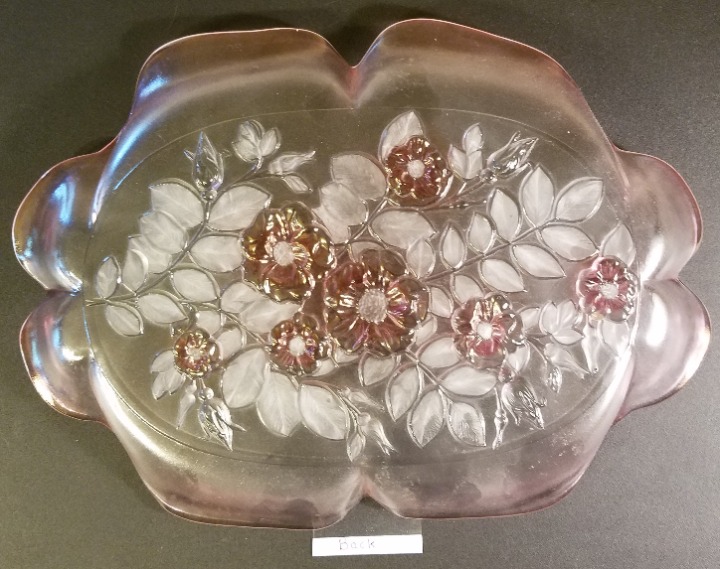 Crystal Mikasa Vintage 16 Inches by 11 1/2 inches Oval Platter