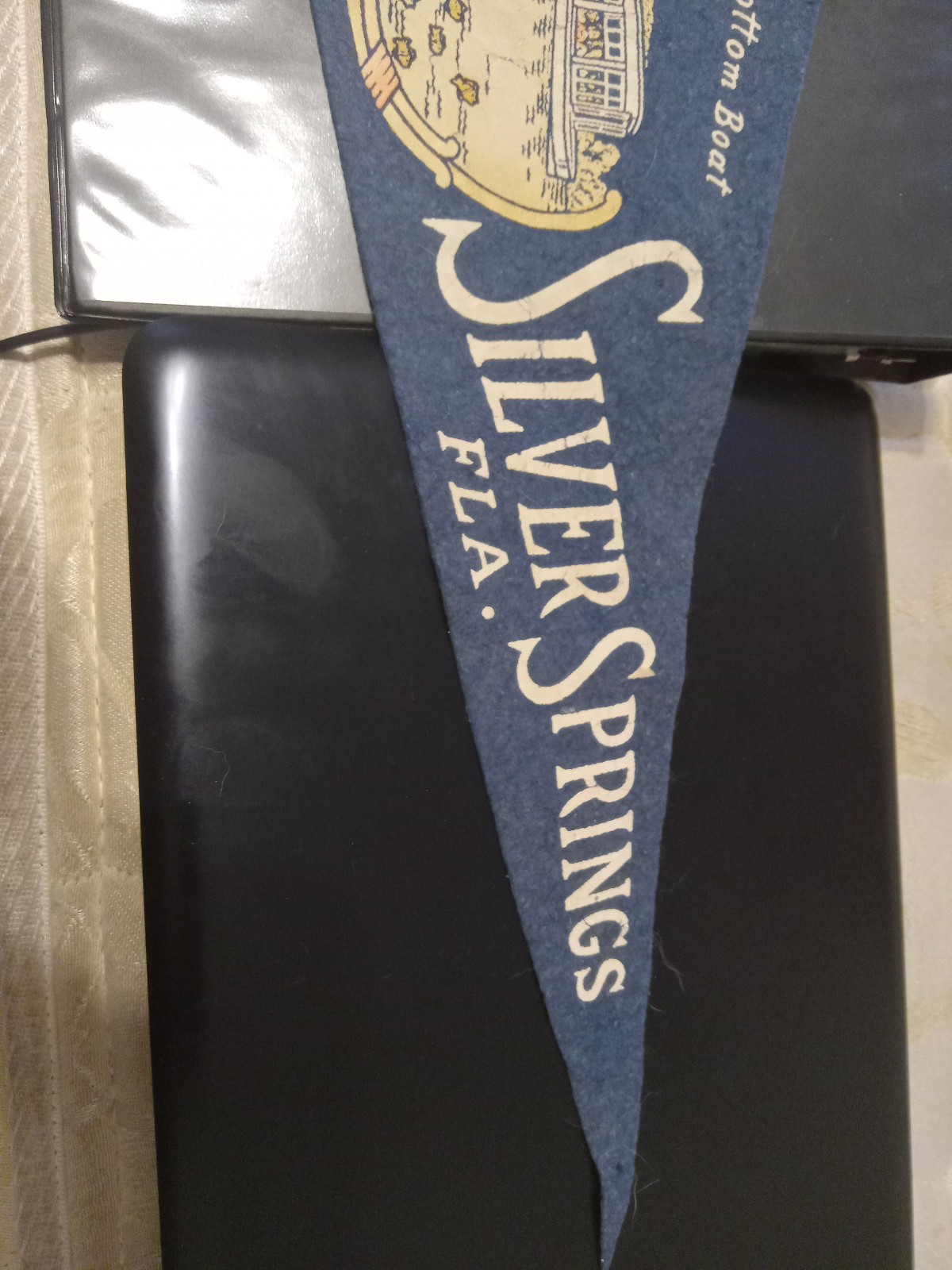 Silver springs Florida travel pennant