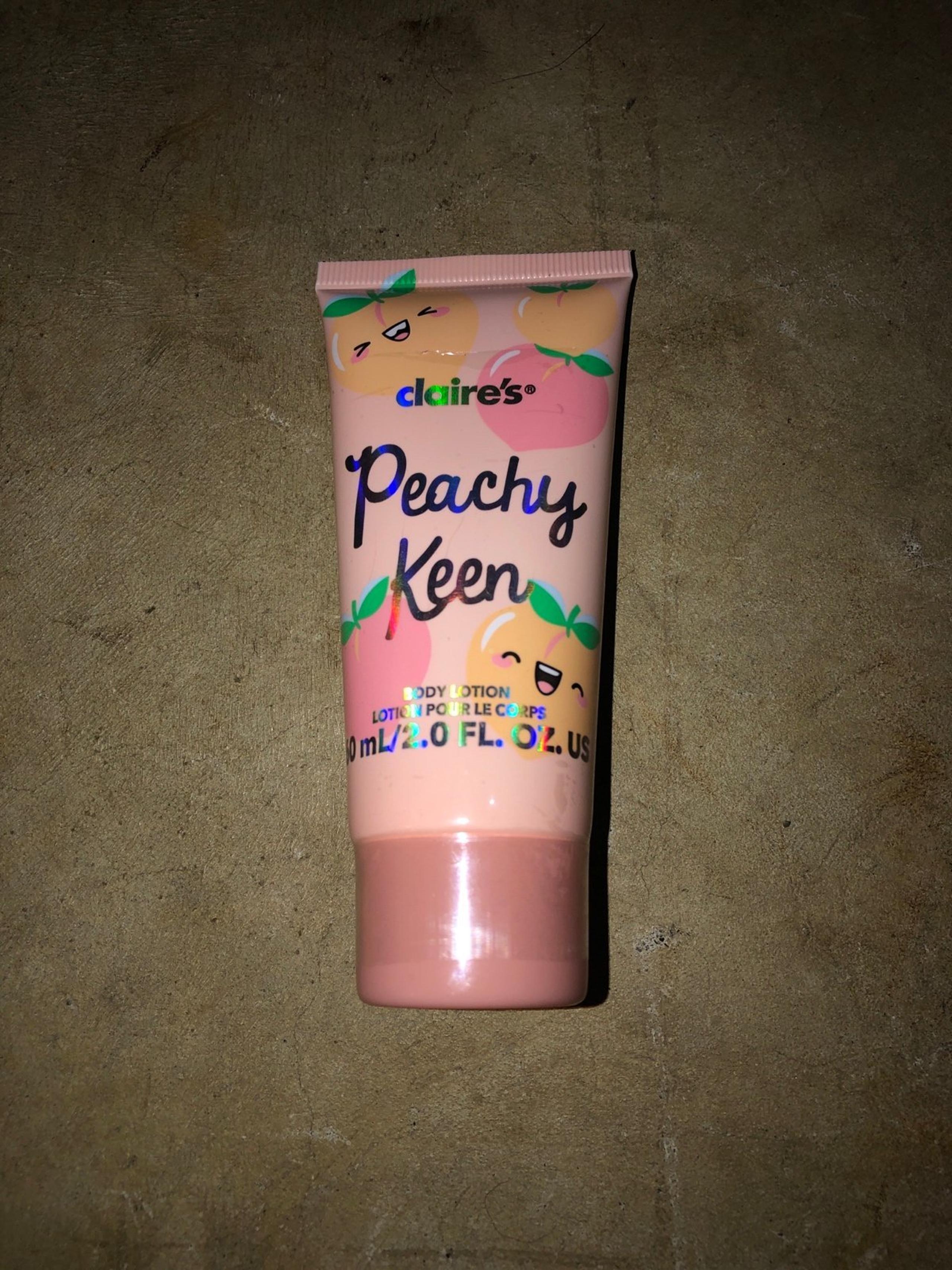 Claires Peachy Keen Body Lotion