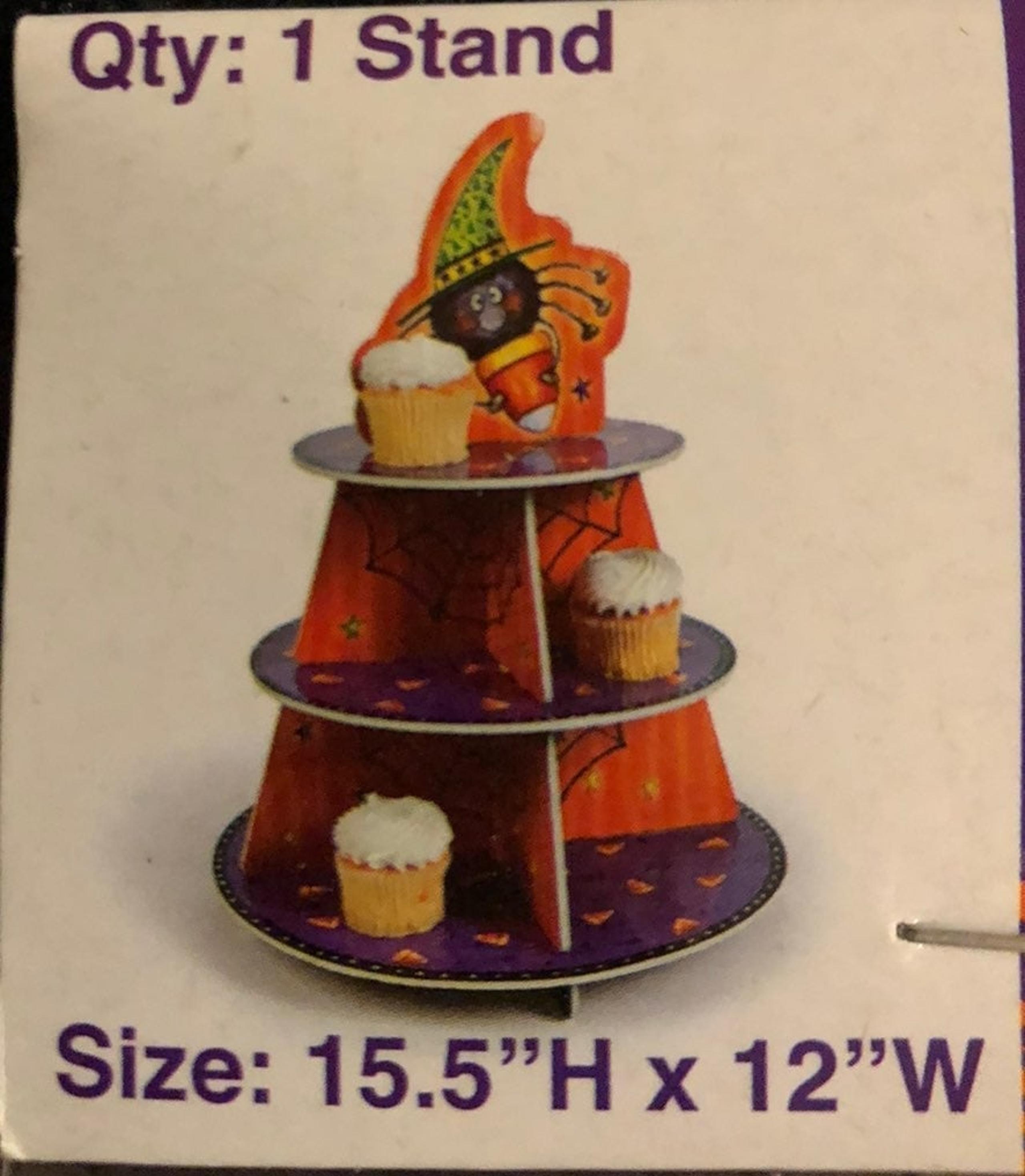 Spooktacular Spider Cupcake Stand