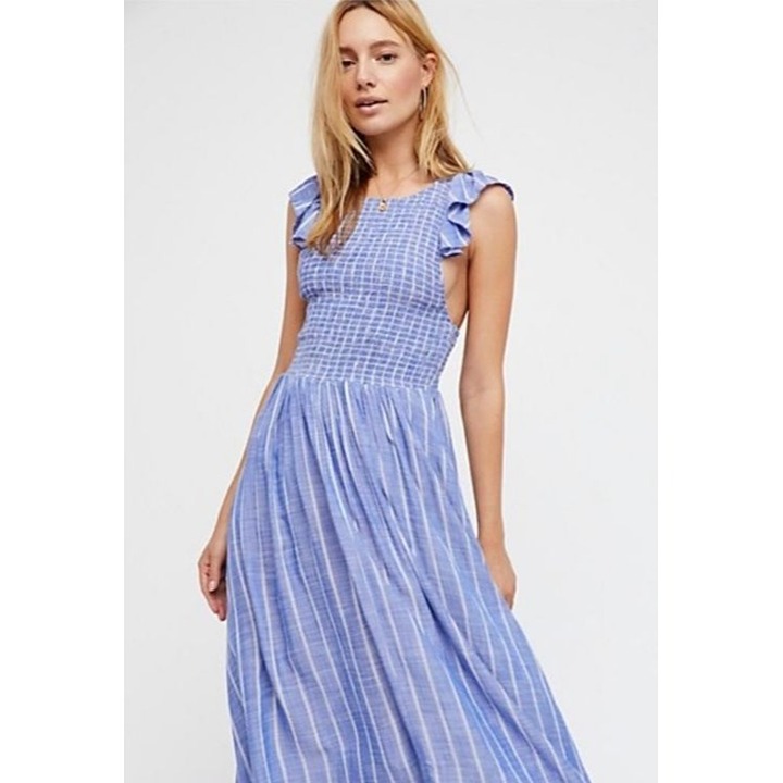 Free people butterflies midi cheap dress
