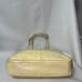 Coach Cream & Pink Patent Leather Signature Embossed Tote/Shoulder Bag VGUC/GUC