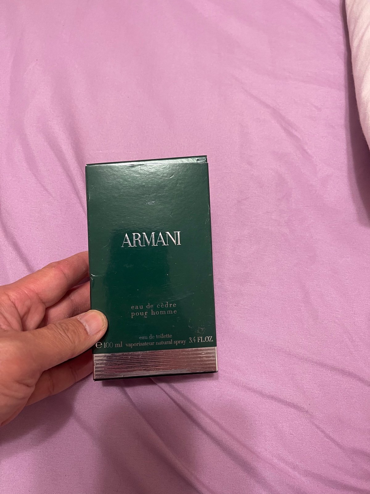 Armani eau de cedre put homme 3.4 oz