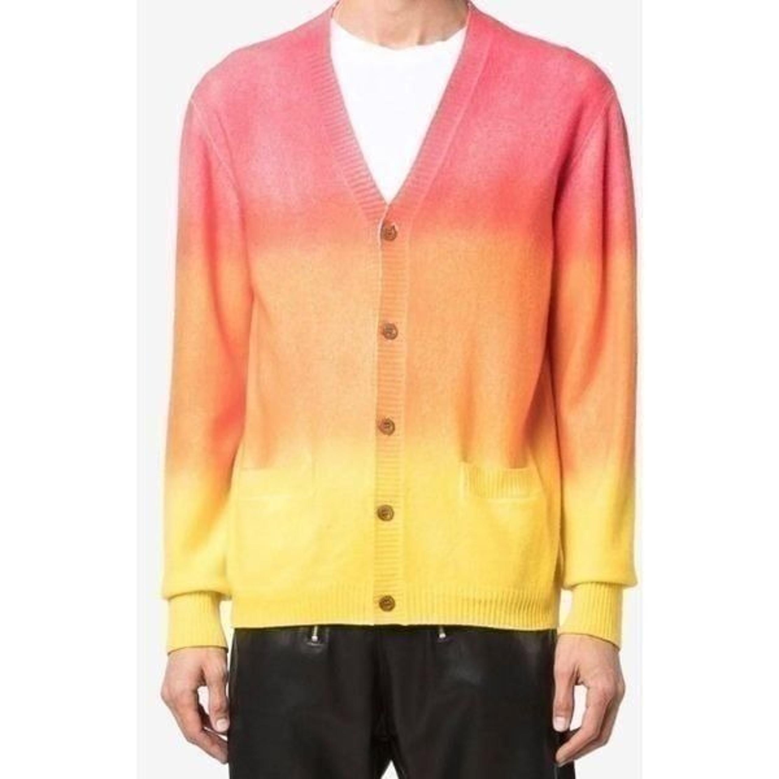 MOSCHINO Couture! NWT Ombre Effect Wool/Cashmere Cardigan